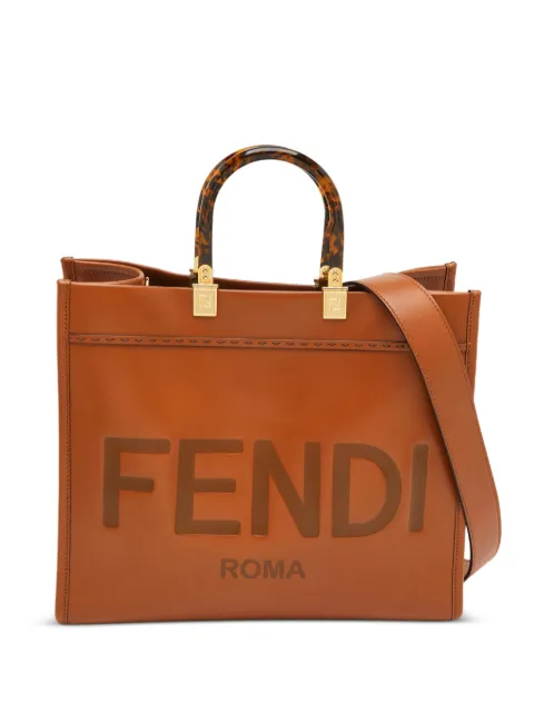 Fendi Pre-Owned 2021 Sunshine tote bag Brown 1375378