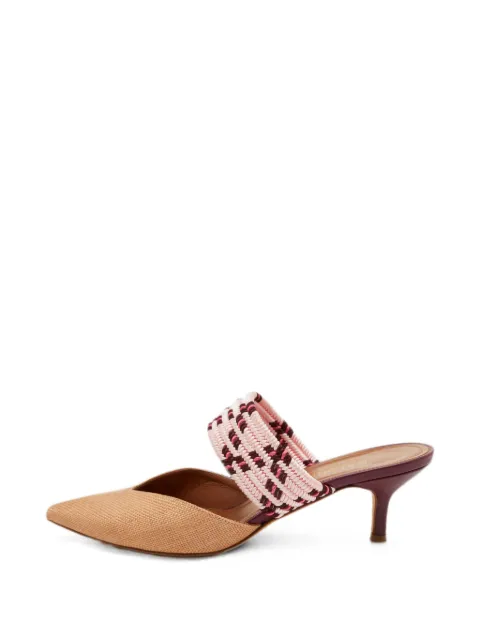 Malone Souliers Maisie cord heeled mules Neutrals 1375167
