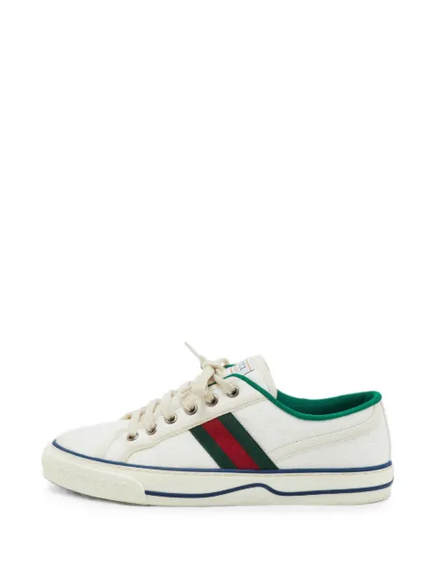 Gucci Pre-Owned Tennis 1977 Mini GG sneakers Neutrals 1362524