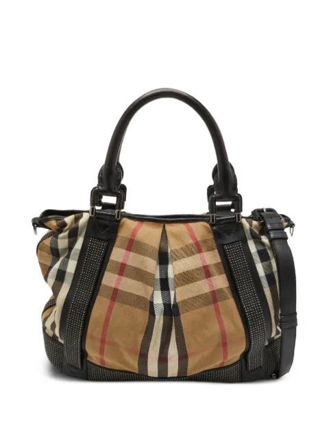 Burberry Pre-Owned House Check tote bag Neutrals 1375471