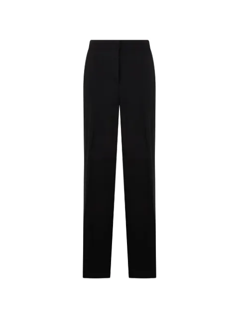 Alberta Ferretti high-waisted straight-leg trousers Black C03081618