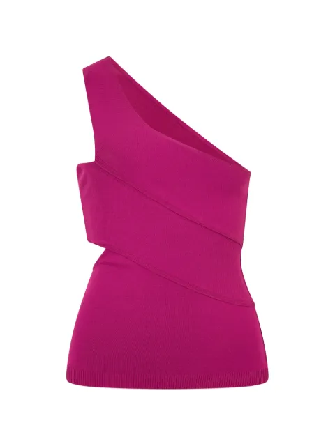 Alberta Ferretti one-shoulder top Pink A08890103