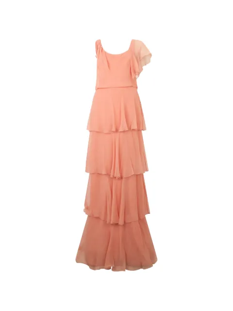 Alberta Ferretti ruffled maxi dress Pink A04151614