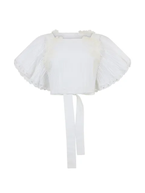 Alberta Ferretti pleated blouse White A08080126