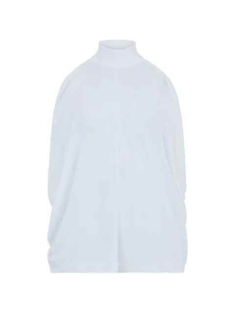 Alberta Ferretti high-neck sleeveless top White A08910103