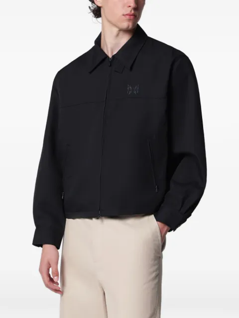Needles butterfly-embroidered jacket Black SX231PLBLK