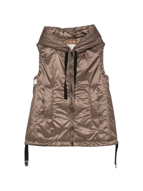 Max Mara The Cube hooded gilet Brown 2629296014600