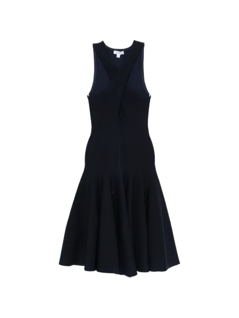 Alaïa sleeveless fine-knit midi dress Blue AA9R3117K212D537