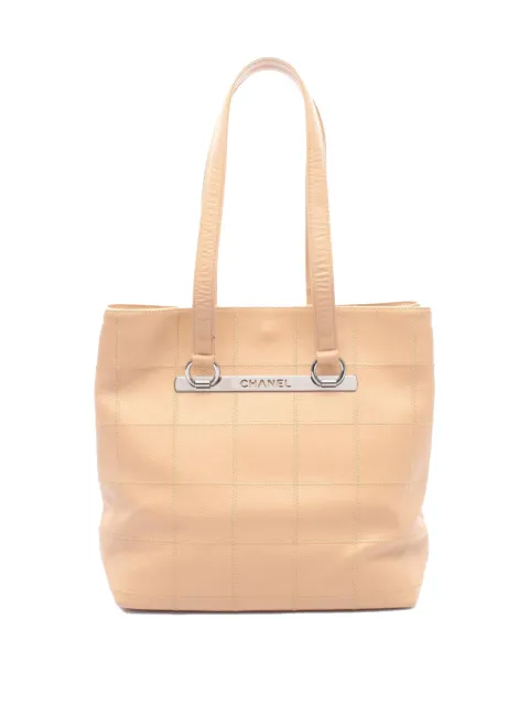 CHANEL Pre-Owned 2005-2006 Caviar Leather Chocolate Bar tote bag Neutrals CZ75AON2TXP21CMC