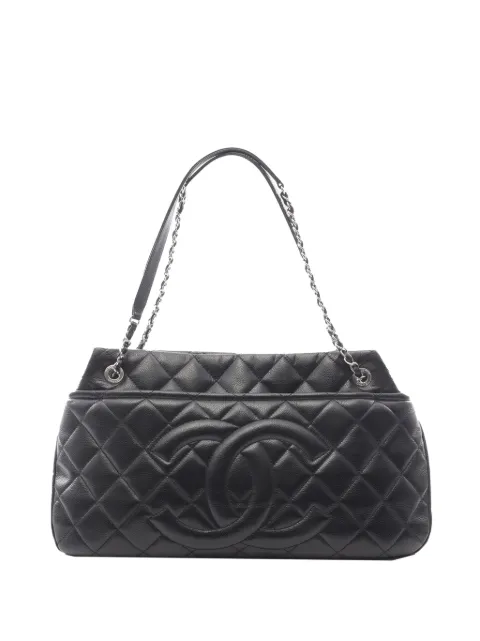 CHANEL Pre-Owned 2013-2014 CC Timeless Caviar Soft Shopper tote bag Black KYNXX08YM6JZS4L3