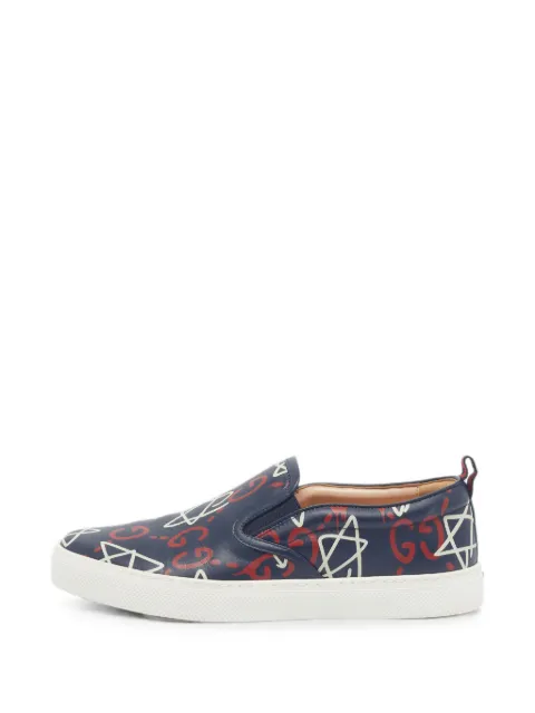 Gucci Pre-Owned Dubelin Ghost slip-on sneakers Blue 1373225