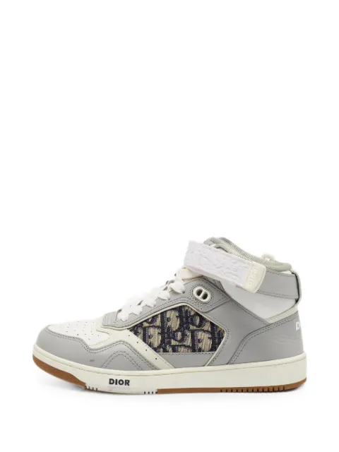 Christian Dior Pre-Owned B27 Oblique high-top sneakers Grey 1376923