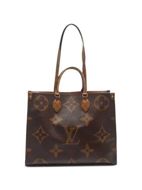 Louis Vuitton Pre-Owned 2019 GM On The Go two-way handbag Brown 1368645