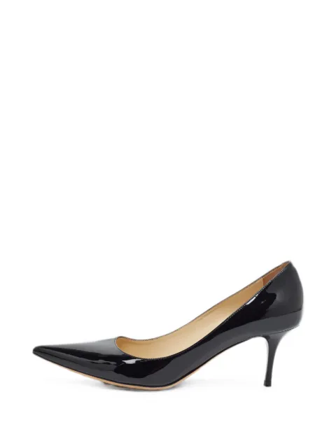 Jimmy Choo Pre-Owned Love patent leather heeled pumps Black 1366955