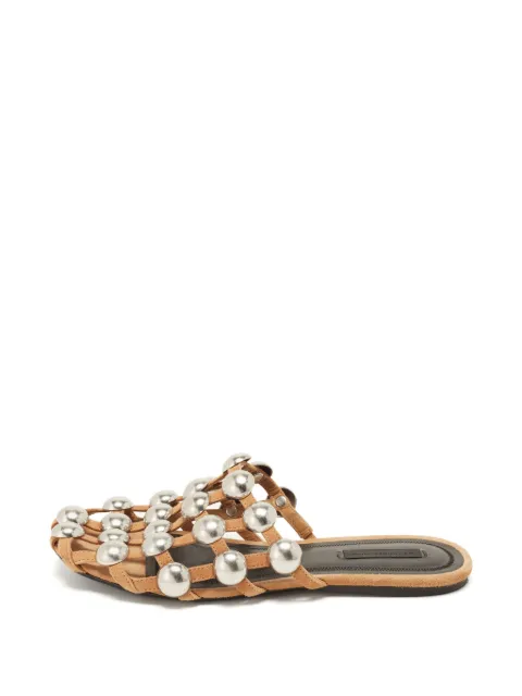 Alexander Wang Amelia studded mules Neutrals 1367870