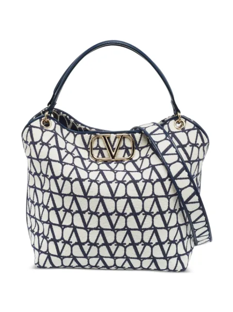 Valentino Garavani Pre-Owned Iconographe VLogo tote bag Neutrals 1366991