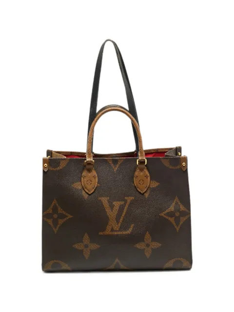 Louis Vuitton Pre-Owned 2020 MM OnTheGo monogram tote bag Brown 1268792