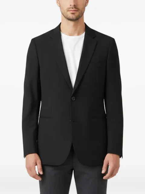 BOSS single-breasted wool blazer Black 1366696