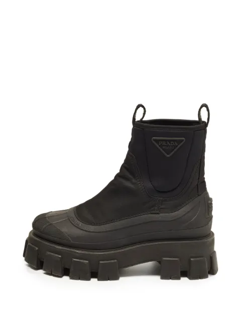 Prada Pre-Owned Monolith ankle boots Black 1369202