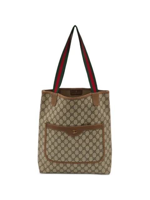 Gucci Pre-Owned GG Supreme tote bag Neutrals 1371641