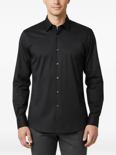 Prada Pre-Owned slim-fit shirt Black 1368359