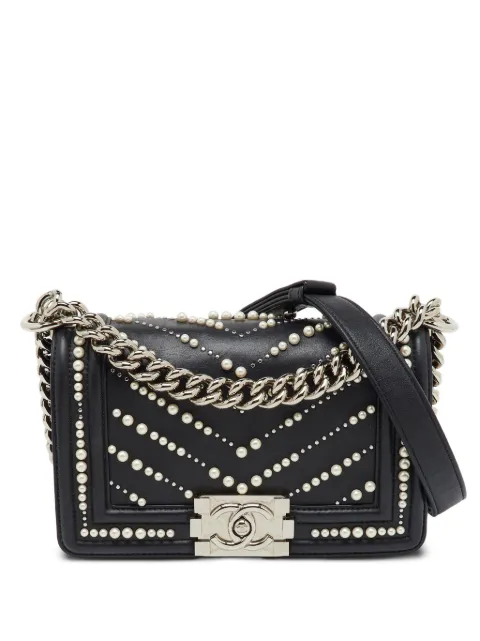 CHANEL Pre-Owned 2019 Boy shoulder bag Black 1165058