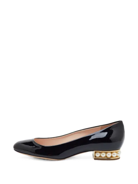 Nicholas Kirkwood leather heeled pumps Black 1372518