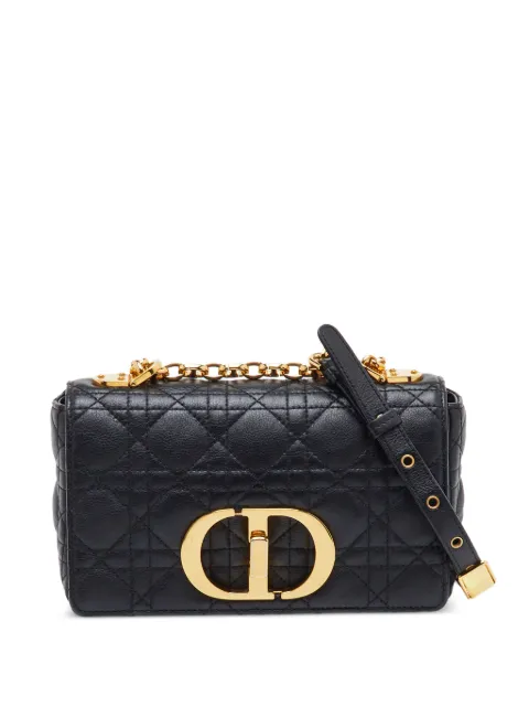 Christian Dior Pre-Owned 2020 Caro Cannage shoulder bag Black 1372510