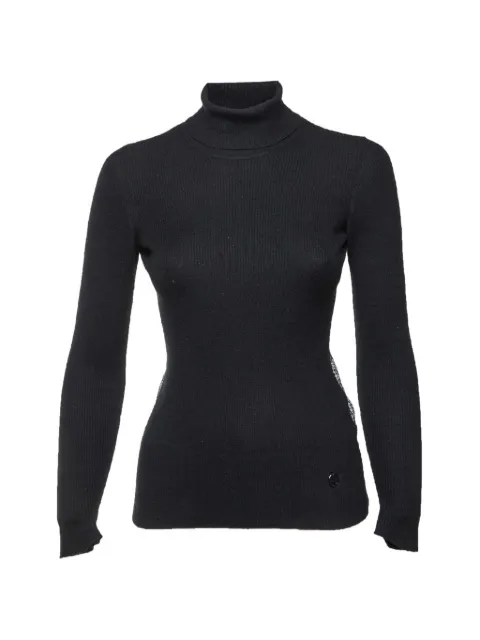 Gucci Pre-Owned ribbed sweater Black 1347192