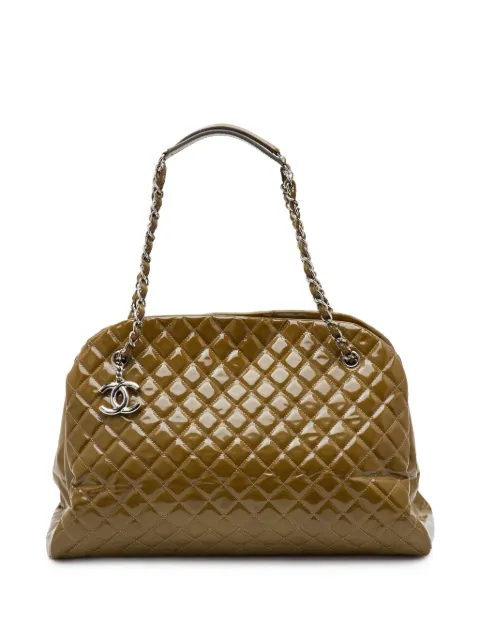 CHANEL Pre-Owned 2011 Just Mademoiselle tote bag Green 1371903