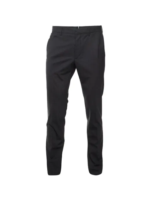 Prada Pre-Owned regular-fit trousers Grey 1368363
