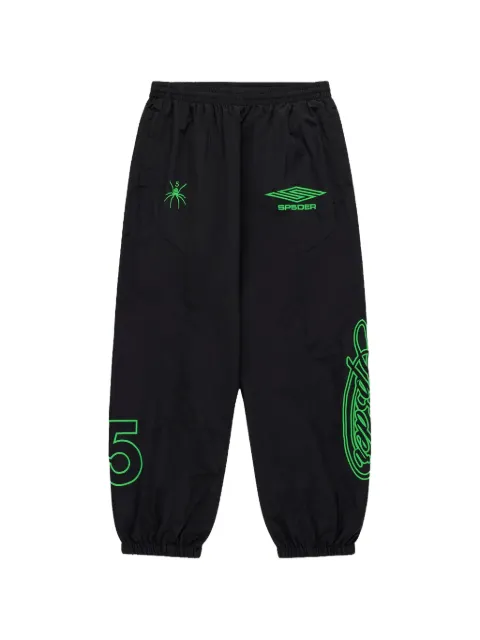 SP5DER Script Warm Up track pants Black SP5DER536