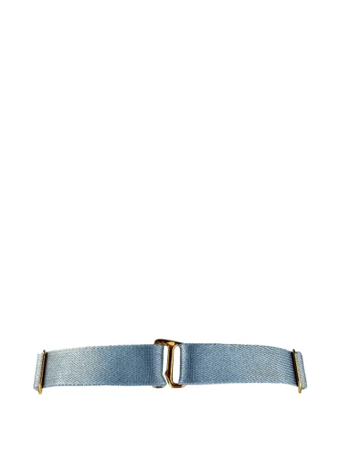 Bordelle Pearl-embellished collar Blue AW27C01