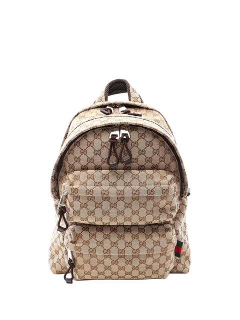 Gucci Pre-Owned 2000-2015 GG Canvas backpack Neutrals HHEFRRFM83MGJ2AZ