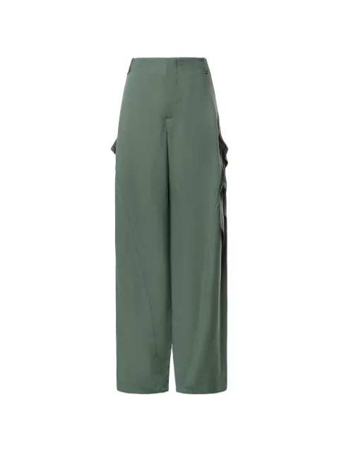 Alaïa panelled cargo pants Green AA9P1388W183D629