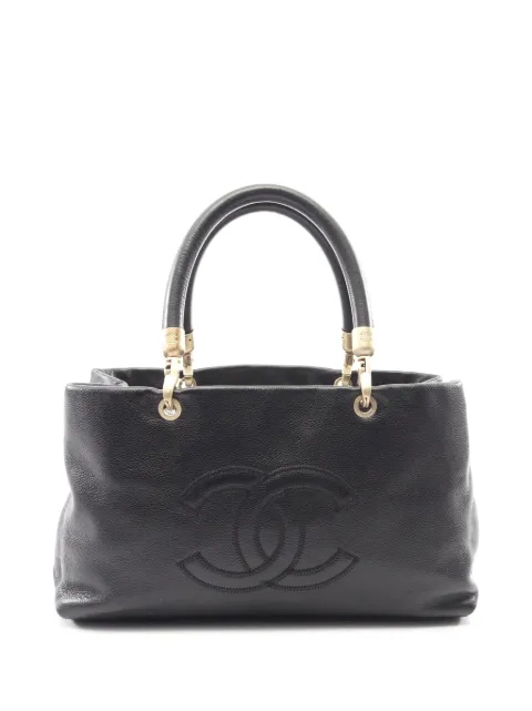 CHANEL Pre-Owned 2003-2004 CC Caviar handbag Black 83DUQQLXJDTA849J