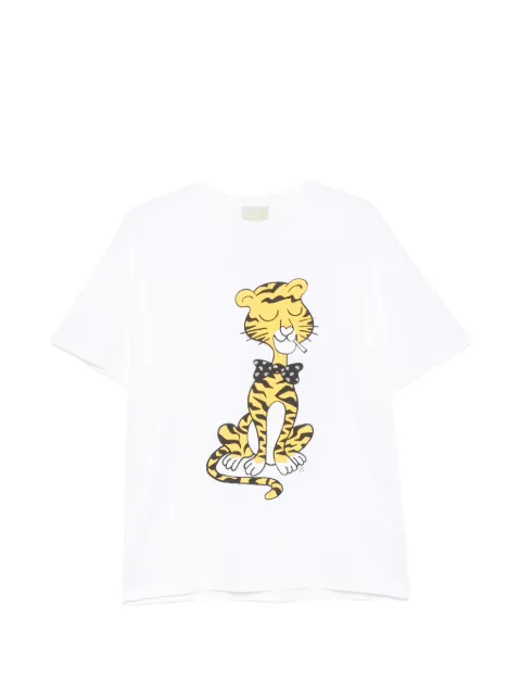 Aries Smoking Tiger T-shirt White AR6000606