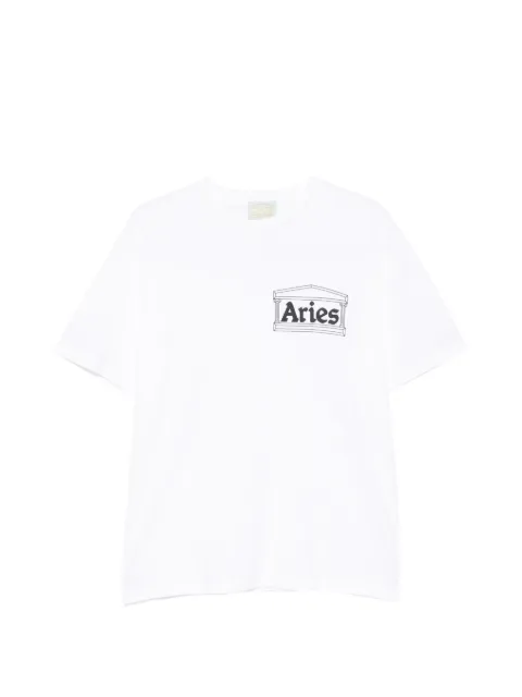 Aries Temple logo-print T-shirt White AR6000006