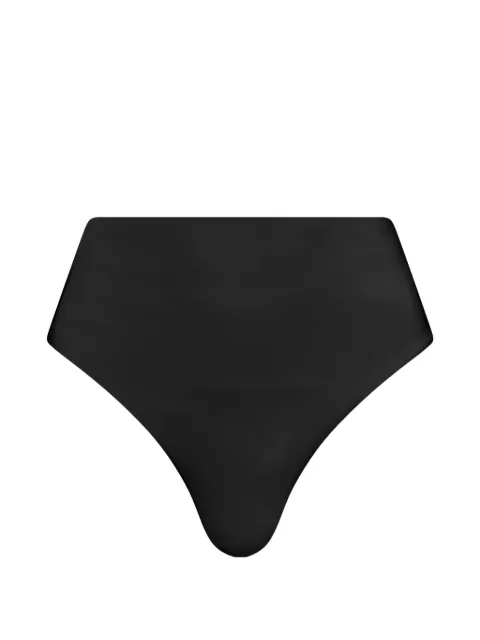BONDI BORN Poppy high-waist bikini bottoms Black EMP011WBLK