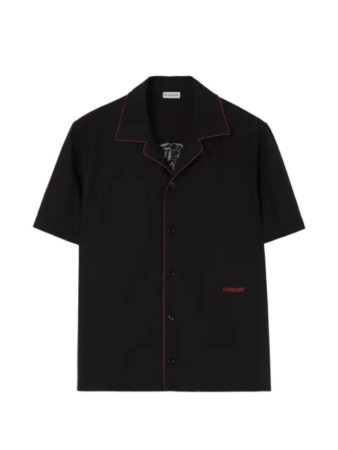 Burberry relaxed fit Knight Heart cotton shirt Black 8128077