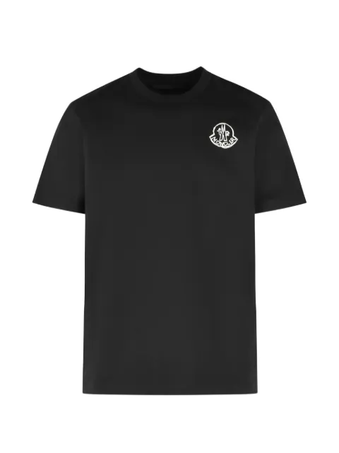 Moncler logo-print cotton T-shirt Black 0918C0002589AUG