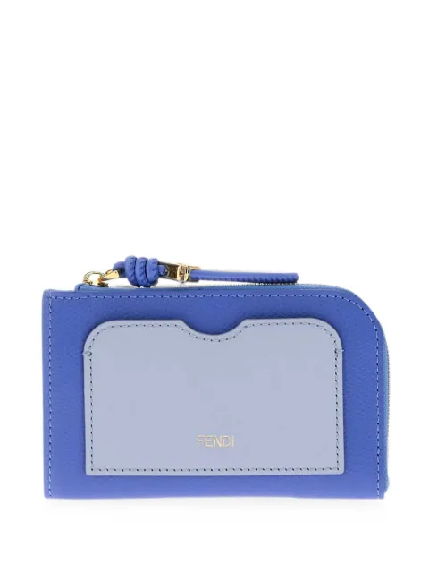 FENDI FF Diamonds cardholder Blue 8M0558B140