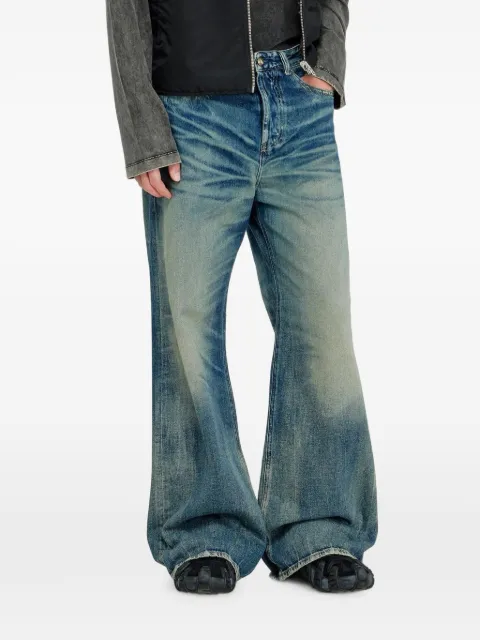 Diesel D-Rise faded-effect jeans Blue A0637009P55