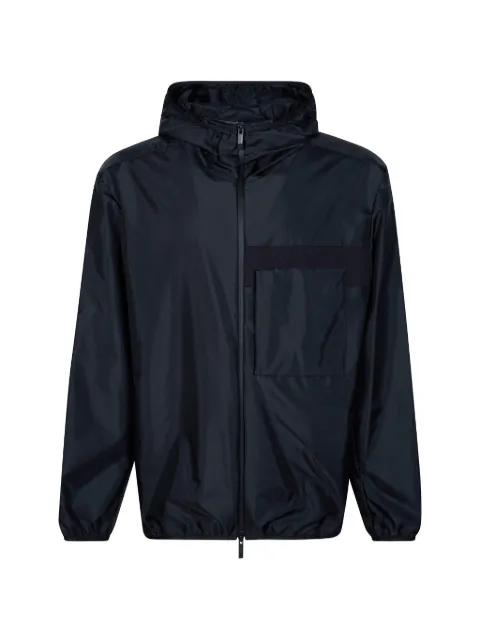 Moncler Fonteghi logo-print jacket Blue L20911A000295984N