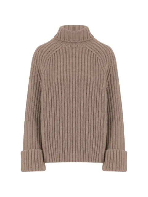 Malo ribbed-knit roll-neck sweater Neutrals DXC243F1D02E3294
