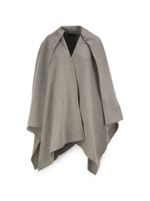 Fabiana Filippi scarf-detail cape Grey SAD216A907M5378155