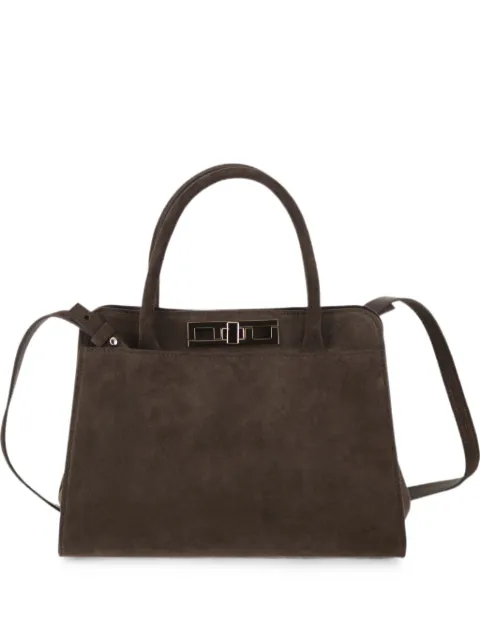 Fabiana Filippi medium suede tote bag Brown BGD216A852M500