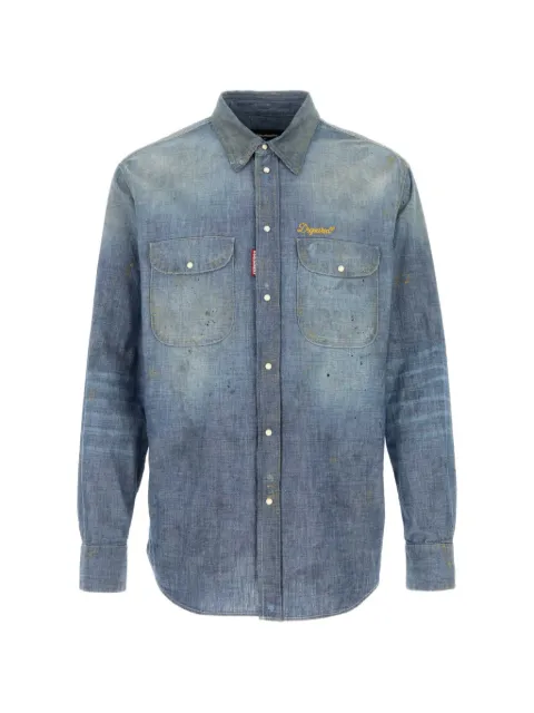 DSQUARED2 long-sleeves shirt Blue S74DM1045D30027