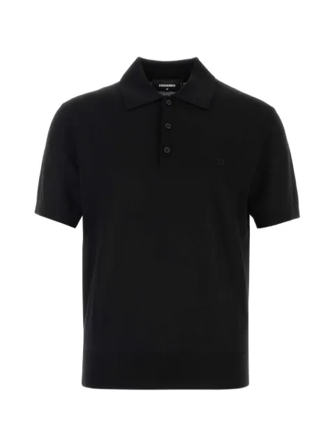 DSQUARED2 short-sleeve polo shirt Black S74HA1679D13205
