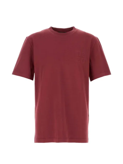 DSQUARED2 logo-embossed T-shirt Red S74GD1603D20049